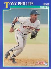 Tony Phillips #38 Baseball Cards 1991 Score Prices