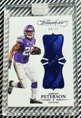 Adrian Peterson [Sapphire] #44 Football Cards 2016 Panini Flawless Prices
