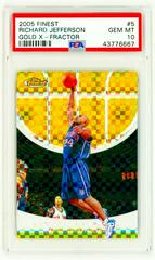 Richard Jefferson [Gold X Fractor] Basketball Cards 2005 Finest Prices