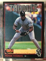 Frank Thomas [Triple Play] #26 Baseball Cards 1993 Leaf Prices