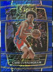 Cade Cunningham [Blue Shimmer] Basketball Cards 2021 Panini Select Prices