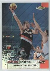 Arvydas Sabonis Refractor #38 Basketball Cards 1999 Finest Prices