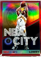 Kyle Lowry [Red] #4 Basketball Cards 2019 Panini Hoops Premium Stock NBA City Prices