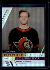 Mads Sogaard [Gold] Hockey Cards 2022 Upper Deck Synergy Rookie Journey Draft Prices