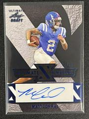 Matt Corral [Navy] Football Cards 2022 Leaf Ultimate Draft X Autographs Prices