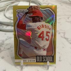 Bob Gibson [Gold Prizm] #OS-3 Baseball Cards 2021 Panini Prizm Old School Prices