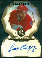 Dana Murzyn [Gold Autograph] #DC-28 Hockey Cards 2020 SP Signature Edition Legends Decagons Prices