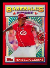 Raisel Iglesias [Red Refractor] #79 Baseball Cards 2020 Topps Finest Flashbacks Prices