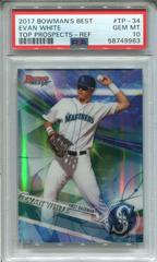 Evan White [Refractor] #TP-34 Baseball Cards 2017 Bowman's Best Top Prospects Prices