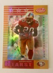 Garrison Hearst [Mirror Gold] Football Cards 1999 Leaf Certified Prices