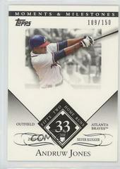 Andruw Jones #93 Baseball Cards 2007 Topps Moments & Milestones Prices
