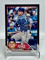 Corey Seager [Black] #ASG-17 Baseball Cards 2023 Topps Update All Star Game Prices