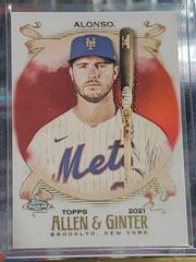 Pete Alonso [Red Refractor] Baseball Cards 2021 Topps Allen & Ginter Chrome Prices