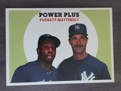 Puckett Mattingly [Hand Cut] Baseball Cards 1989 Baseball Cards Magazine Repli Prices