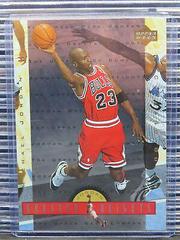 Michael Jordan [Jumbo] Basketball Cards 1996 Upper Deck Jordan Greater Heights Prices