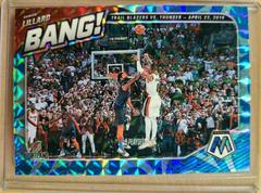 Damian Lillard [Reactive Blue] Basketball Cards 2020 Panini Mosaic Bang Prices