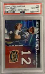 Tom Brady [Refractor] Football Cards 2008 Topps Chrome Dynasties Prices