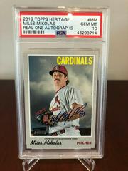 Miles Mikolas Baseball Cards 2019 Topps Heritage Real One Autographs Prices