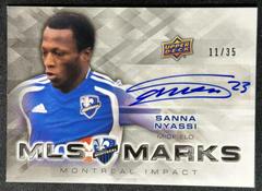 Sanna Nyassi #MA-SN Soccer Cards 2012 Upper Deck MLS Marks Prices