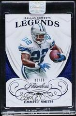Emmitt Smith [Sapphire] #78 Football Cards 2019 Panini Flawless Prices
