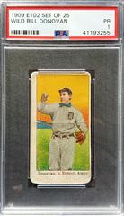 Wild Bill Donovan Baseball Cards 1909 E102 Set of 25 Prices
