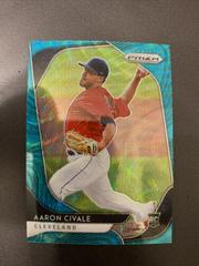 Aaron Civale [Teal Wave Prizm] #211 Baseball Cards 2020 Panini Prizm Prices