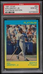 Ken Griffey Jr. #60 Baseball Cards 1991 Star Platinum Edition Prices