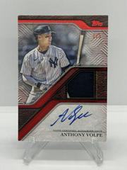 Anthony Volpe [Red] Baseball Cards 2024 Topps Reverence Autograph Patch Prices