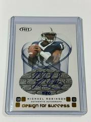 Michael Robinson [Gold Autograph] #D-32 Football Cards 2006 Sage Hit Design for Success Prices