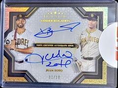 Xander Bogaerts / Juan Soto #DA-BS Baseball Cards 2023 Topps Five Star Dual Autograph Prices