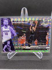Domantas Sabonis [Mosaic] #9 Basketball Cards 2021 Panini Mosaic Montage Prices