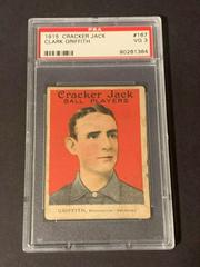 Clark Griffith #167 Baseball Cards 1915 Cracker Jack Prices