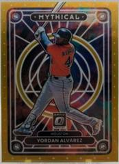 Yordan Alvarez [Gold] #MTH-10 Baseball Cards 2022 Panini Donruss Optic Mythical Prices