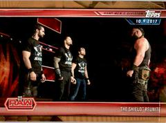 The Shield Reunite [Bronze] Wrestling Cards 2019 Topps WWE Road to Wrestlemania Prices