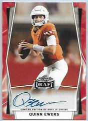 Quinn Ewers [Red] #BA-QE1 Football Cards 2022 Leaf Draft Autographs Prices