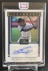 Ken Griffey Jr. [Gold] Baseball Cards 2022 Panini Three and Two Legendary Signatures Prices
