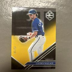 Cayden Wallace [Gold] Baseball Cards 2023 Panini Chronicles Limited Prices