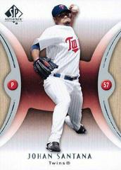 Johan Santana #76 Baseball Cards 2007 SP Authentic Prices