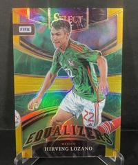 Hirving Lozano [Gold] #11 Soccer Cards 2022 Panini Select FIFA Equalizers Prices