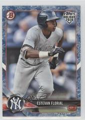 Estevan Florial [White Snow] #TH-EF Baseball Cards 2018 Topps Holiday Bowman Prices