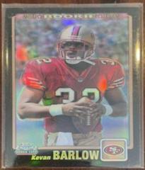 Kevan Barlow [Black Refractor] #238 Football Cards 2001 Topps Chrome Prices