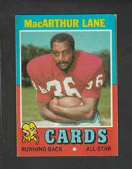 MacArthur Lane Football Cards 1971 Topps Prices