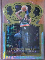 Dejounte Murray [Crystal Gold] Basketball Cards 2021 Panini Crown Royale Prices
