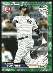 Gleyber Torres [Green Festive] #TH-GT Baseball Cards 2019 Topps Holiday Bowman Prices