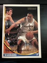 Victor Alexander Basketball Cards 1993 Topps Gold Prices