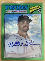 Matt Wallner [Green] #77FF-MW Baseball Cards 2023 Topps Archives 1977 Fan Favorites Autographs Prices