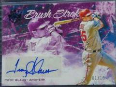 Troy Glaus [Purple] #BS-TG Baseball Cards 2022 Panini Diamond Kings Brush Strokes Autograph Prices