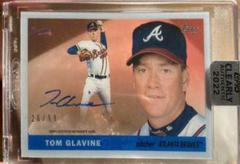 Tom Glavine Baseball Cards 2022 Topps Clearly Authentic 1955 Reimagining Autographs Prices