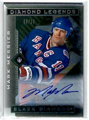 Mark Messier [Purple Relic Autograph] #BDL-MM Hockey Cards 2021 Upper Deck Black Diamond Legends Prices