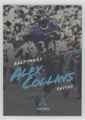 Alex Collins [Platinum Blue] #76 Football Cards 2018 Panini Luminance Prices